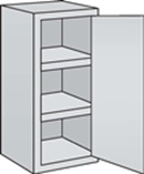 Medical Storage Cabinet - Small (MED-U)